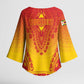 Personalized Zimbabwe African Dashiki Kimono Sleeve Blouse