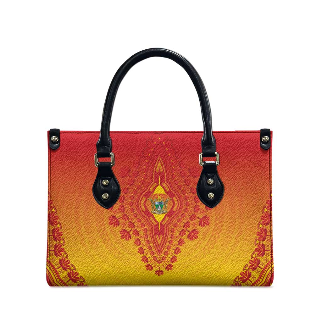 Zimbabwe African Dashiki Leather Bag
