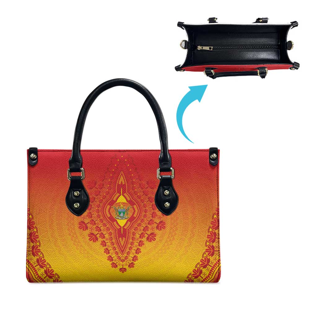 Zimbabwe African Dashiki Leather Bag