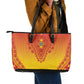 Afro Zimbabwe Leather Tote Bag African Dashiki Style - African Pride