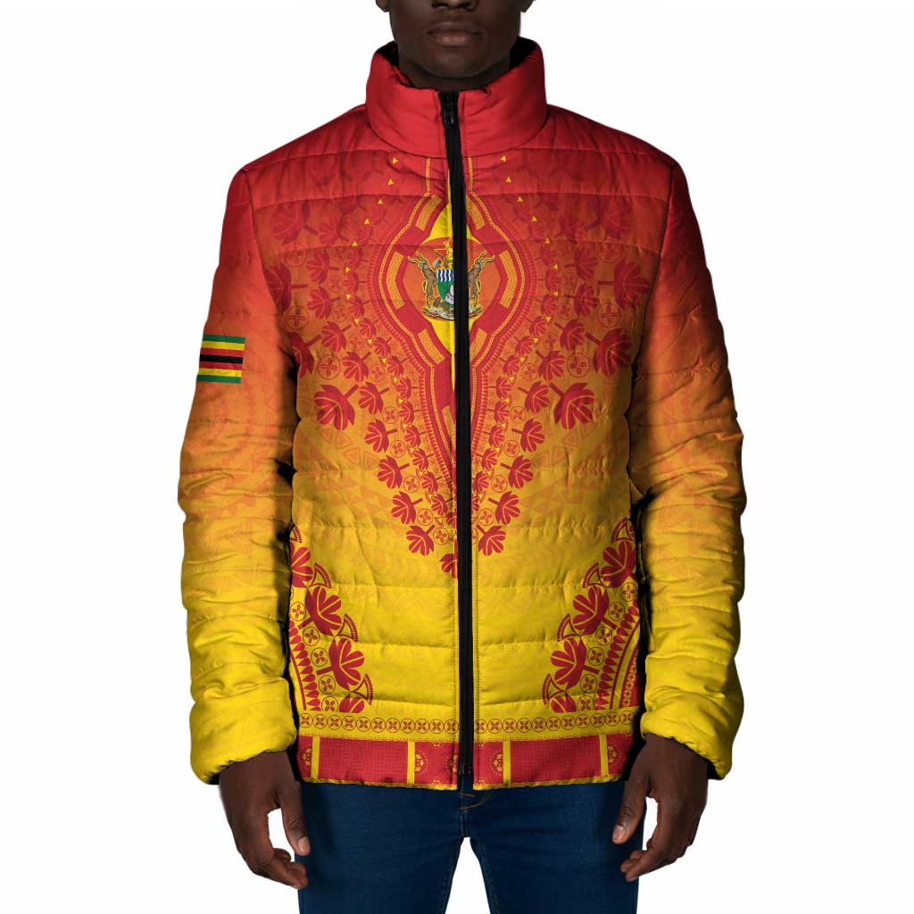 Personalized Zimbabwe African Dashiki Padded Jacket