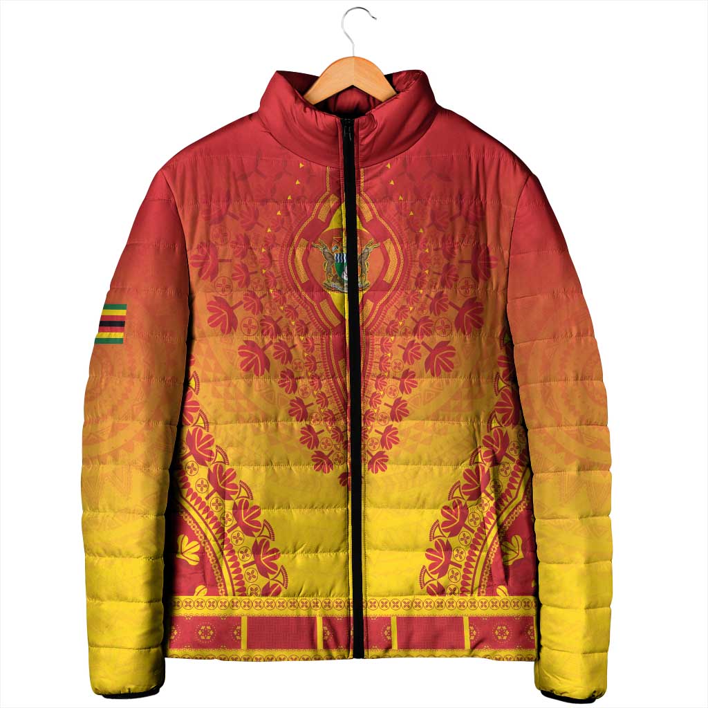 Personalized Zimbabwe African Dashiki Padded Jacket