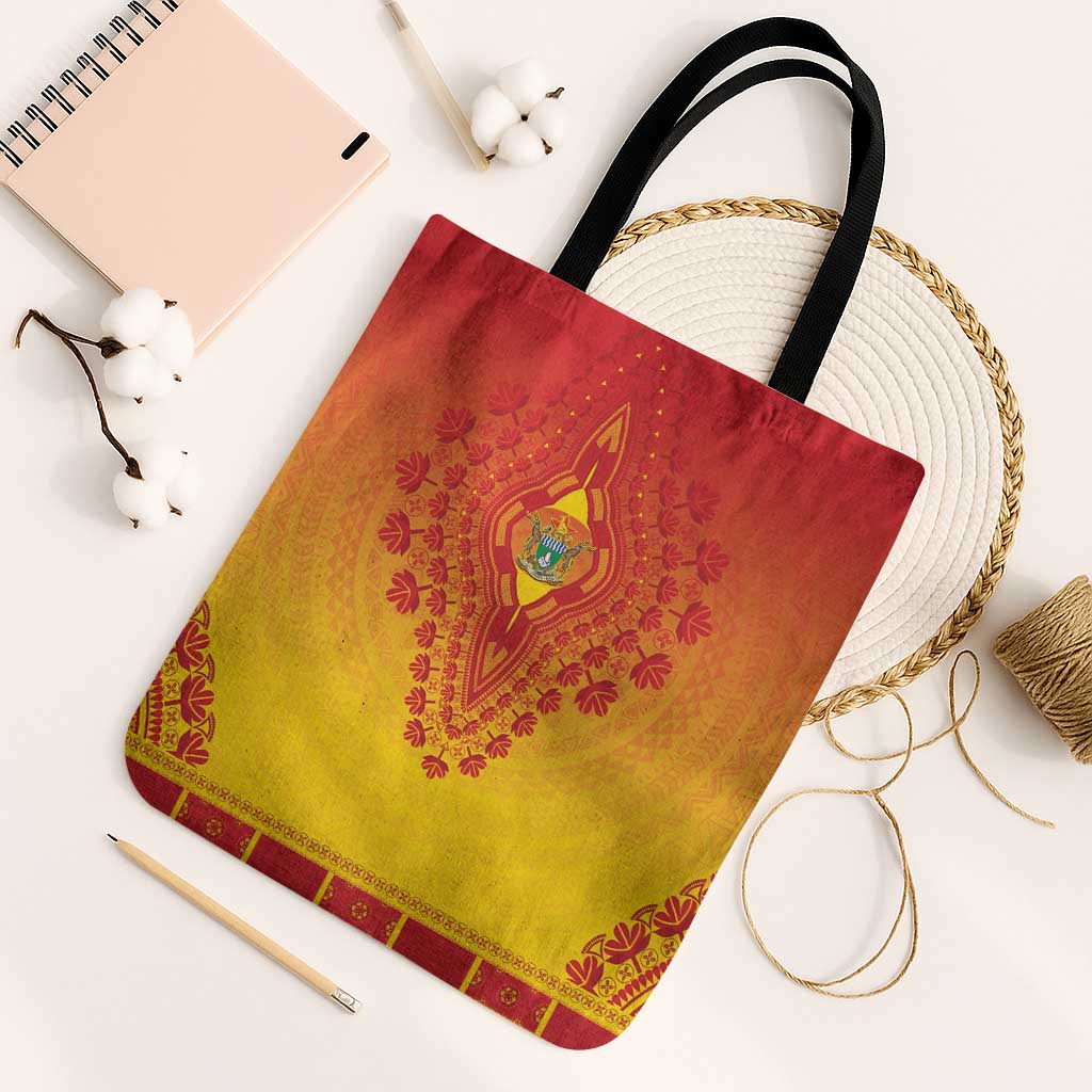 Zimbabwe African Dashiki Tote Bag