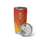 Personalized Afro Zimbabwe Tumbler Cup African Dashiki Style - African Pride