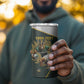 South Africa Rugby Personalised 4 in 1 Can Cooler Tumbler Springboks Mascot With King Protea -  African Pattern