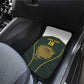 South Africa Rugby Personalised Car Mats Springboks Mascot With King Protea -  African Pattern