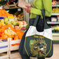 South Africa Rugby Personalised Grocery Bag Springboks Mascot With King Protea -  African Pattern