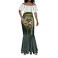 South Africa Rugby Personalised Mermaid Dress Springboks Mascot With King Protea -  African Pattern