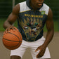 South Africa Rugby Personalised Sleeveless Zip Hoodie Springboks Mascot With King Protea -  African Pattern - African Pride