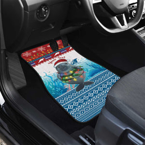 Personalised Cape Verde Christmas Car Mats Manatee Feliz Natal