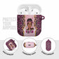 Black Her Story AirPods Case Faith Pink Leopard - African Pride