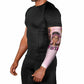Black Her Story Arm Sleeves Faith Pink Leopard - African Pride