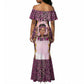 Black Her Story Mermaid Dress Faith Pink Leopard - African Pride