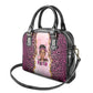 Black Her Story Shoulder Handbag Faith Pink Leopard - African Pride