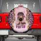 Black Her Story Spare Tire Cover Faith Pink Leopard - African Pride