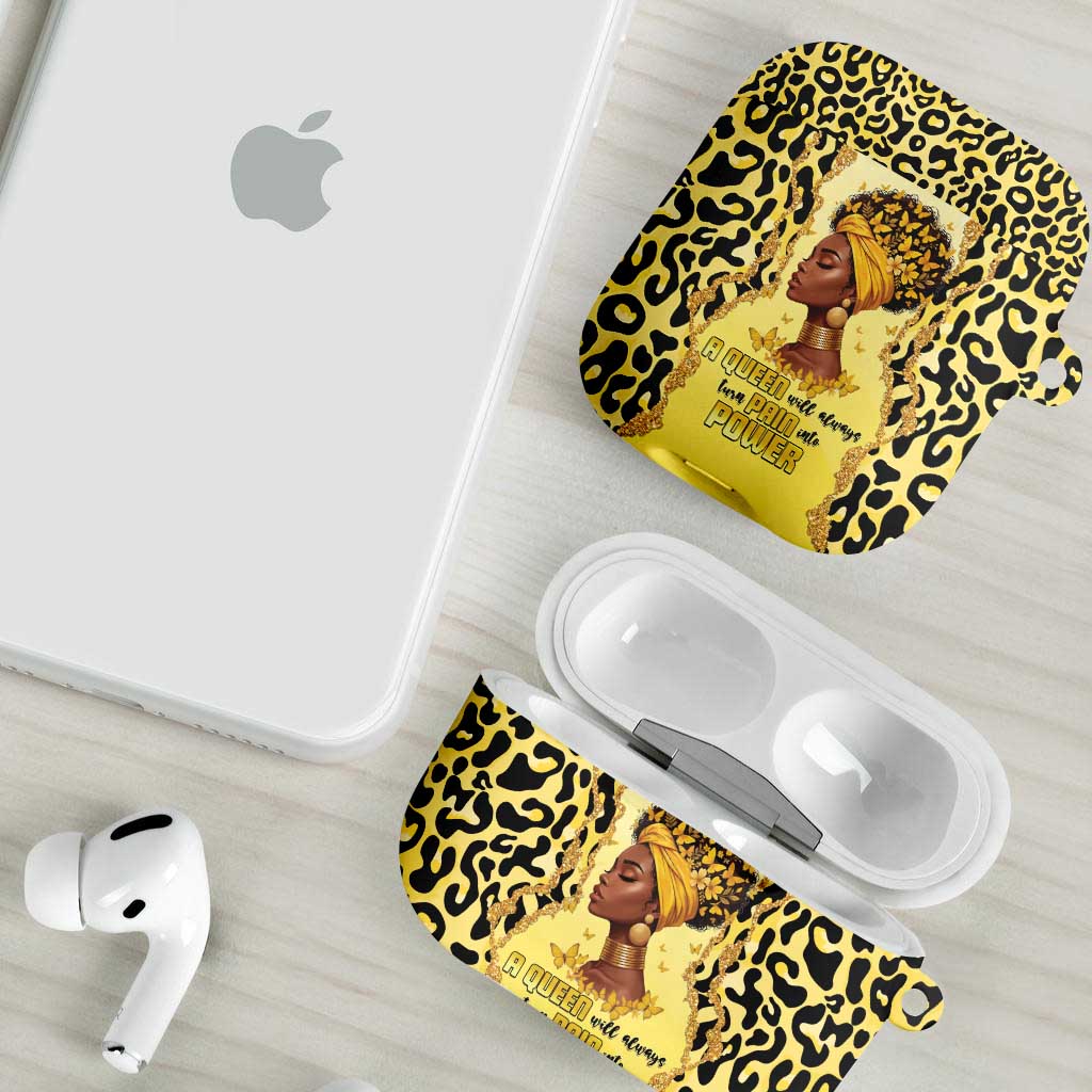 Black Her Story AirPods Case A Queen Turns Pain Into Power - African Pride