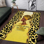 Black Her Story Area Rug A Queen Turns Pain Into Power - African Pride