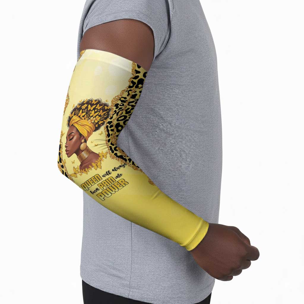 Black Her Story Arm Sleeves A Queen Turns Pain Into Power - African Pride