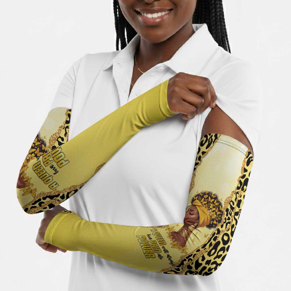 Black Her Story Arm Sleeves A Queen Turns Pain Into Power - African Pride