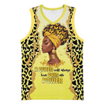 Black Her Story Basketball Jersey A Queen Turns Pain Into Power - African Pride