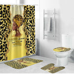 Black Her Story Bathroom Set A Queen Turns Pain Into Power - African Pride