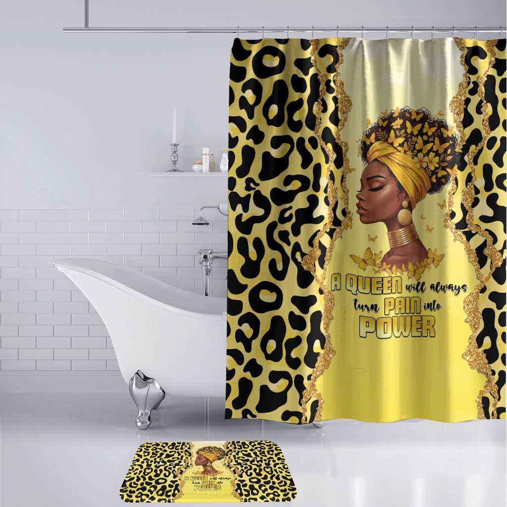 Black Her Story Bathroom Set A Queen Turns Pain Into Power - African Pride
