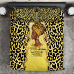 Black Her Story Bedding Set A Queen Turns Pain Into Power - African Pride