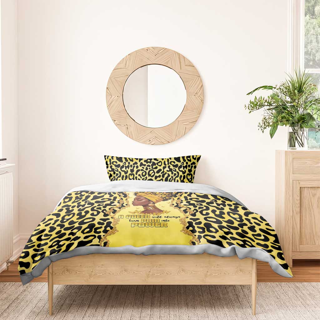 Black Her Story Bedding Set A Queen Turns Pain Into Power - African Pride