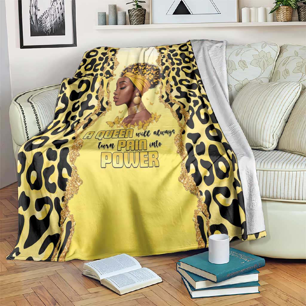 Black Her Story Blanket A Queen Turns Pain Into Power - African Pride