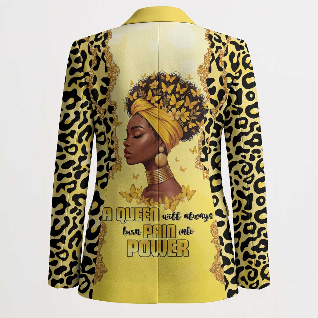 Black Her Story Blazer A Queen Turns Pain Into Power - African Pride
