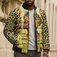 Black Her Story Bomber Puffer Jacket A Queen Turns Pain Into Power - African Pride