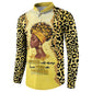 Black Her Story Button Sweatshirt A Queen Turns Pain Into Power