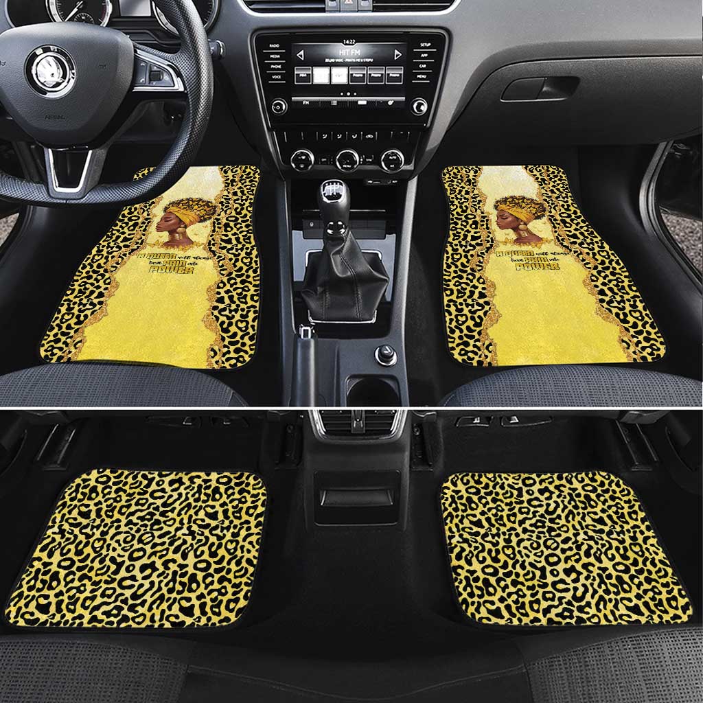 Black Her Story Car Mats A Queen Turns Pain Into Power - African Pride