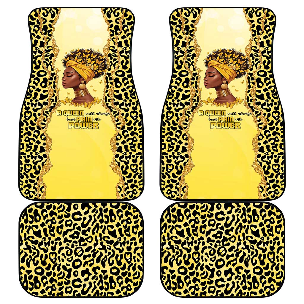 Black Her Story Car Mats A Queen Turns Pain Into Power - African Pride