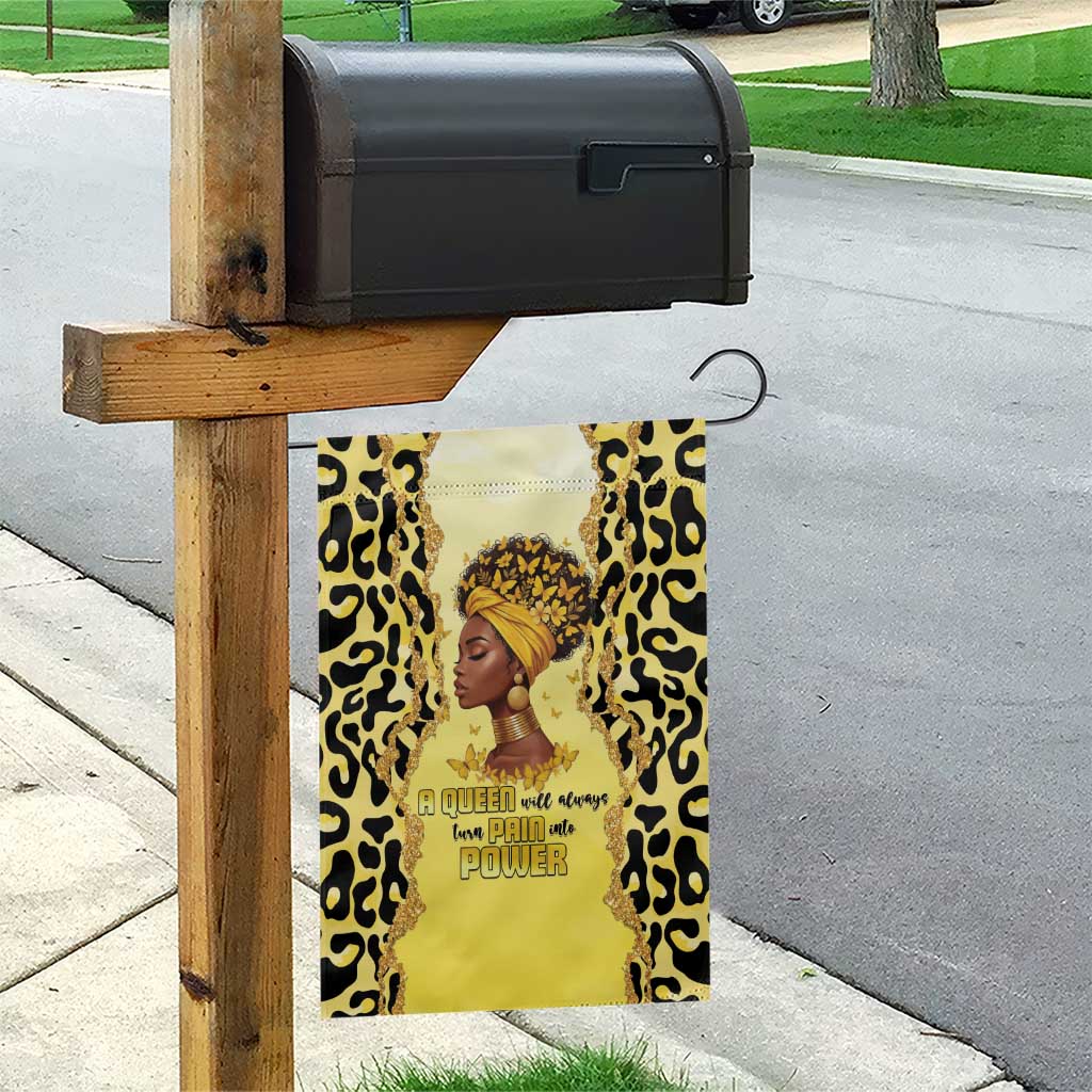 Black Her Story Garden Flag A Queen Turns Pain Into Power - African Pride