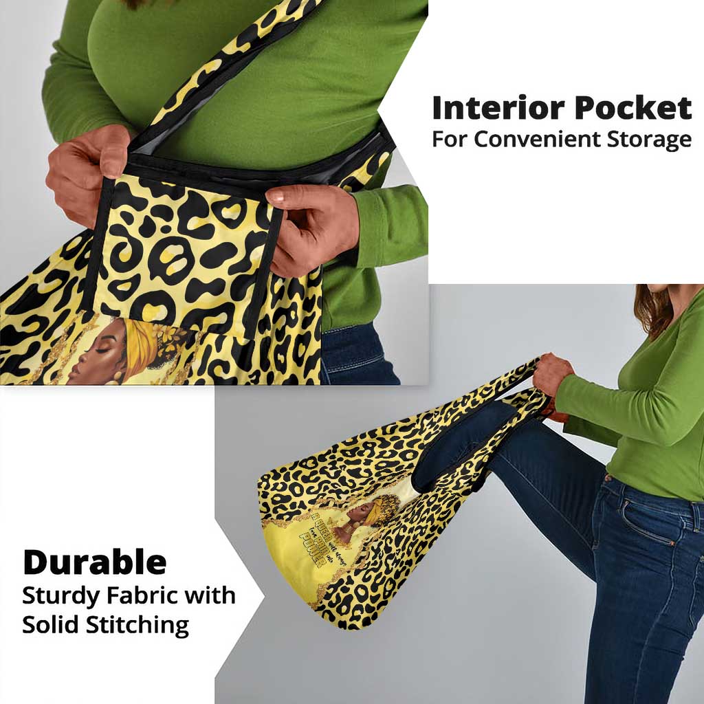 Black Her Story Grocery Bag A Queen Turns Pain Into Power - African Pride