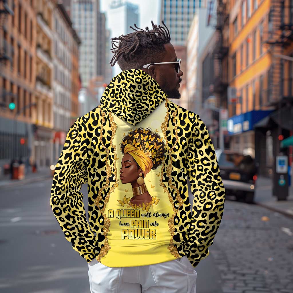 Black Her Story Hoodie A Queen Turns Pain Into Power - African Pride
