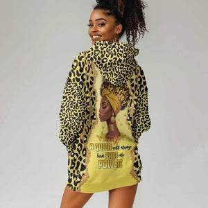 Black Her Story Hoodie Dress A Queen Turns Pain Into Power - African Pride
