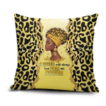 Black Her Story Pillow Cover A Queen Turns Pain Into Power - African Pride