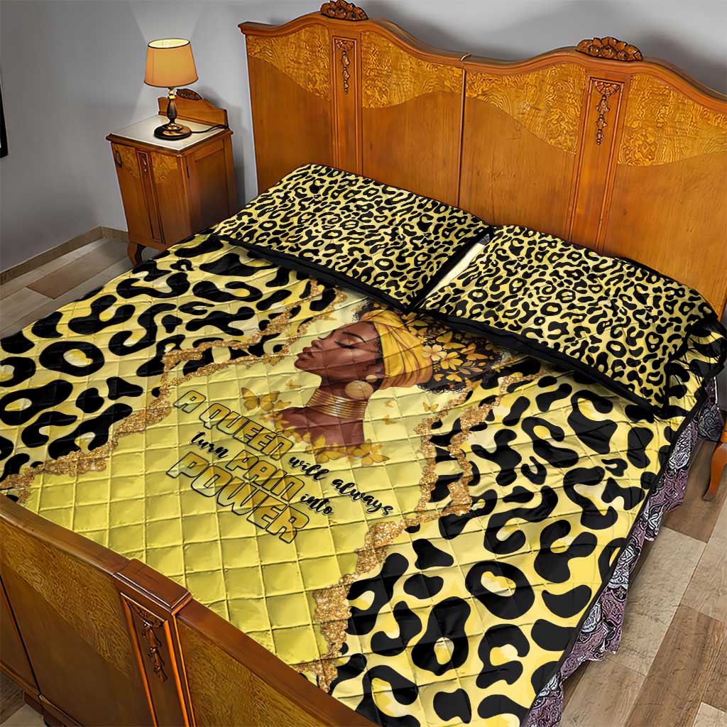 Black Her Story Quilt Bed Set A Queen Turns Pain Into Power - African Pride