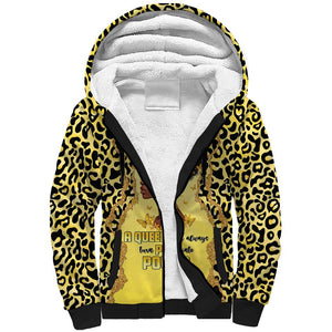 Black Her Story Sherpa Hoodie A Queen Turns Pain Into Power - African Pride