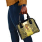 Black Her Story Shoulder Handbag A Queen Turns Pain Into Power - African Pride