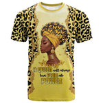 Black Her Story T shirt A Queen Turns Pain Into Power - African Pride