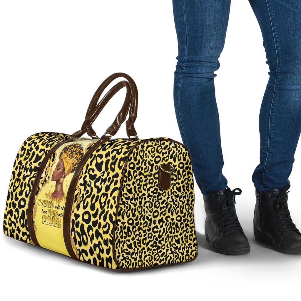 Black Her Story Travel Bag A Queen Turns Pain Into Power - African Pride