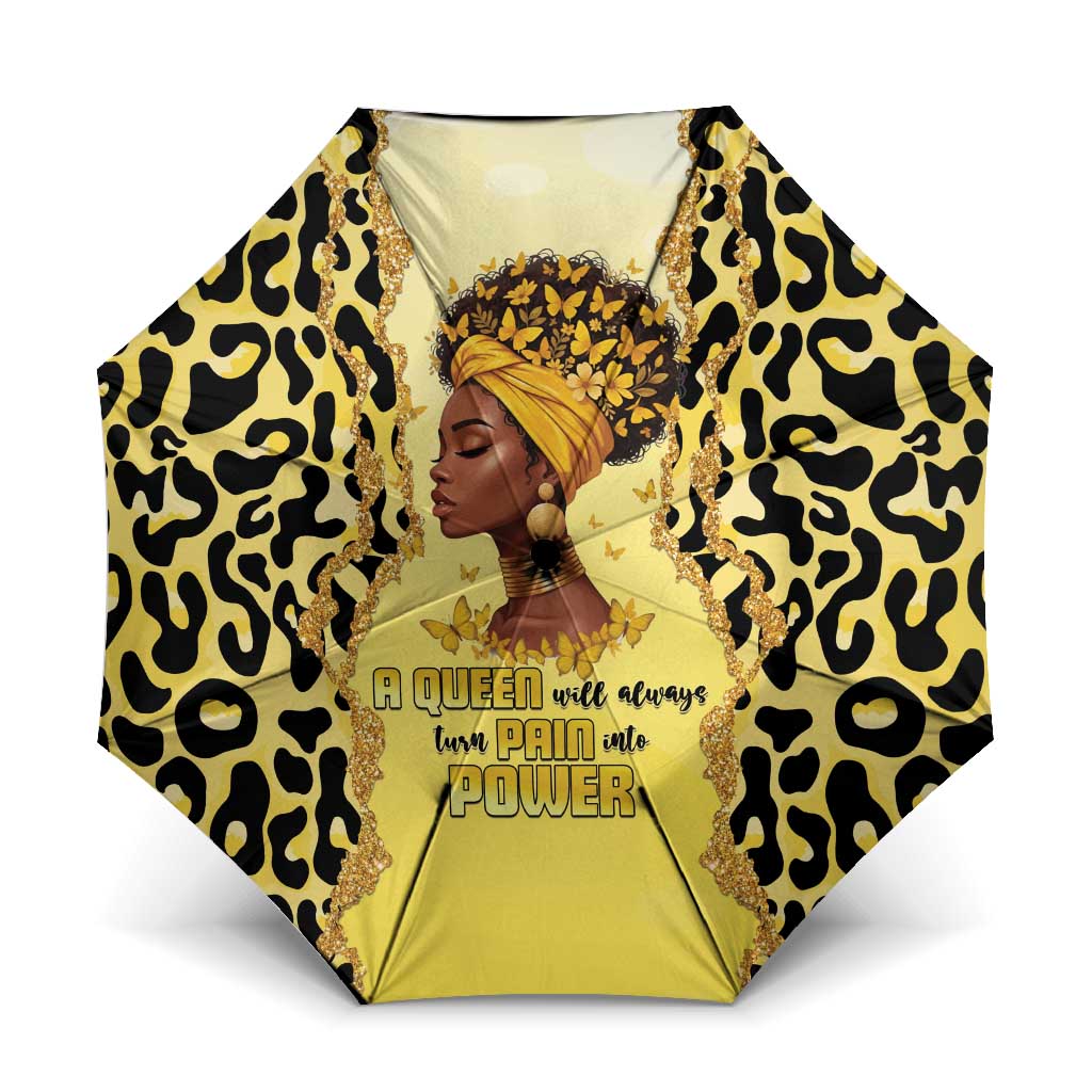 Black Her Story Umbrella A Queen Turns Pain Into Power - African Pride