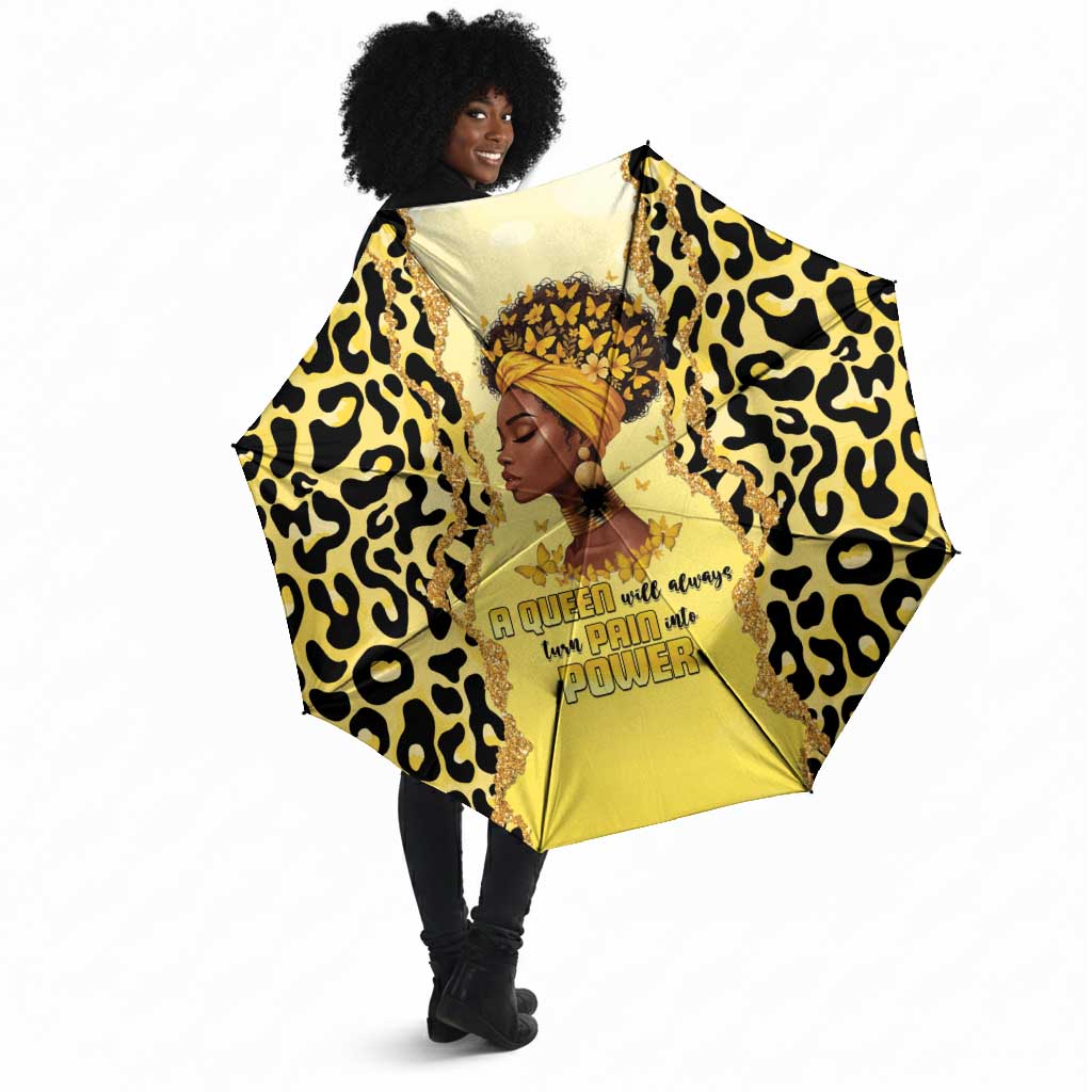 Black Her Story Umbrella A Queen Turns Pain Into Power - African Pride