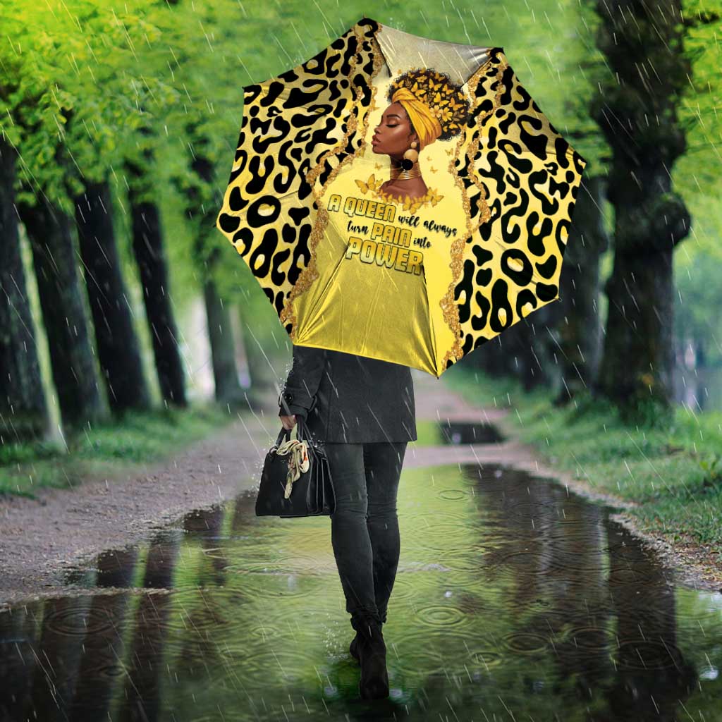 Black Her Story Umbrella A Queen Turns Pain Into Power - African Pride