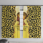 Black Her Story Window Curtain A Queen Turns Pain Into Power - African Pride