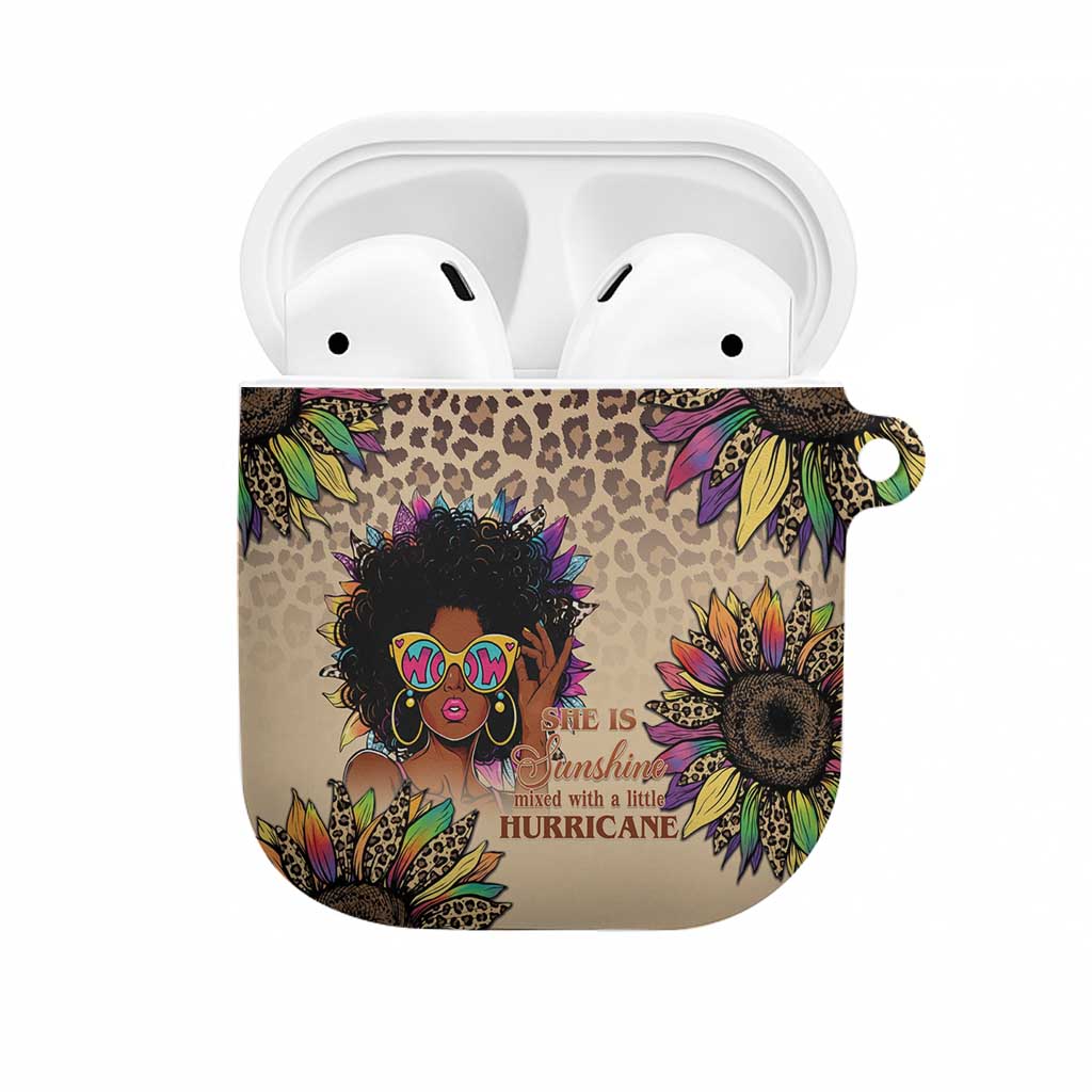 Black Her Story Sunshine Hurricane AirPods Case Empowered Black Woman - African Pride