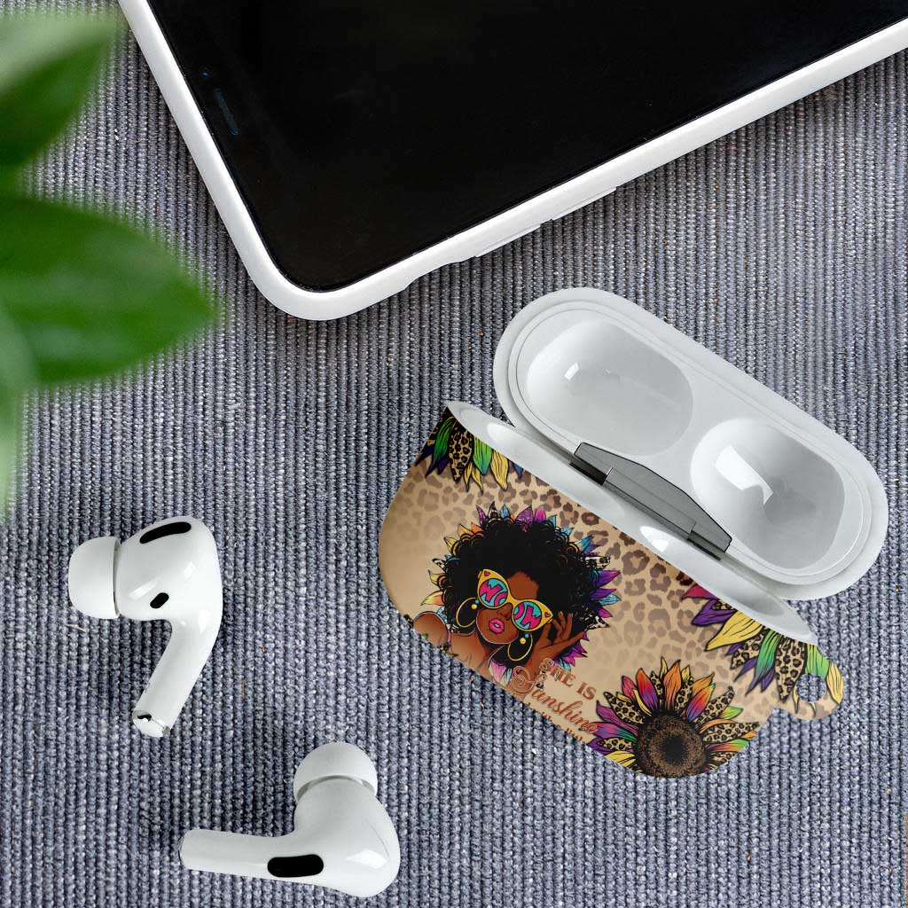 Black Her Story Sunshine Hurricane AirPods Case Empowered Black Woman - African Pride